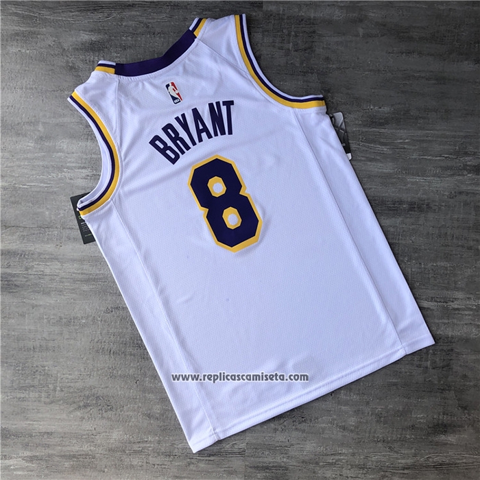 Camiseta Los Angeles Lakers Kobe Bryant #8 Association 2018 Blanco